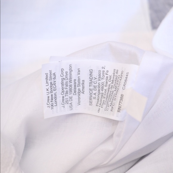 J Crew Point Sur Linen Striped Shorts 00 - Picture 6 of 7